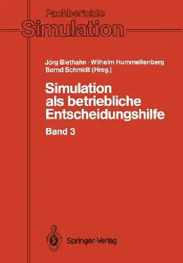 Cover of Simulation ALS Betriebliche Entscheidungshilfe
