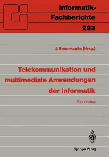 Cover of Telekommunikation Und Multimediale Anwendungen Der Informatik