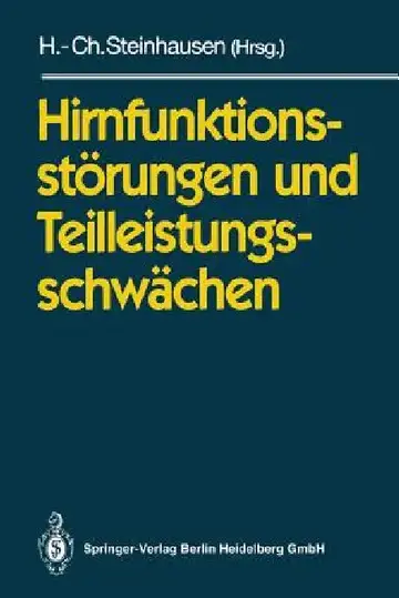 Cover of Hirnfunktionsstörungen Und Teilleistungsschwächen