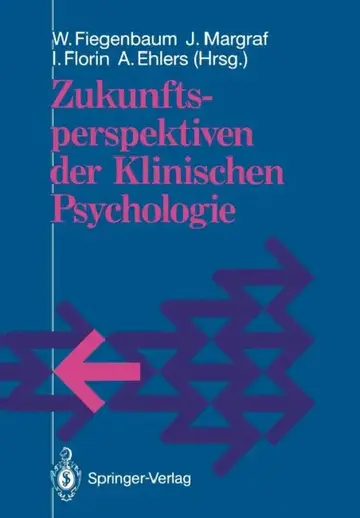 Cover of Zukunftsperspektiven Der Klinischen Psychologie