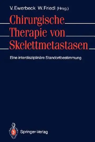 Cover of Chirurgische Therapie Von Skelettmetastasen