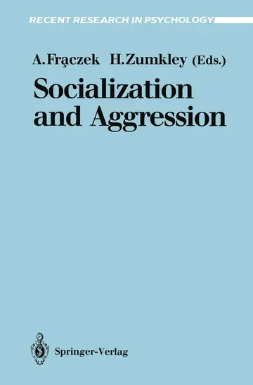 Cover of Socialization and Aggression