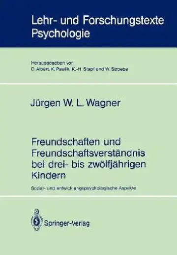 Cover of Freundschaften Und Freundschaftsverständnis Bei Drei- Bis Zwölfjährigen Kindern