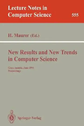 Cover of New Results and New Trends in Computer Science