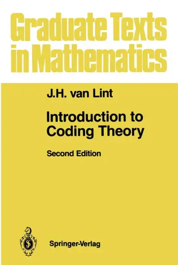Cover of Introduction to Coding Theory