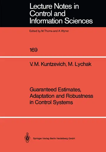 Cover of Guaranteed Estimates, Adaptation and Robustness in Control Systems