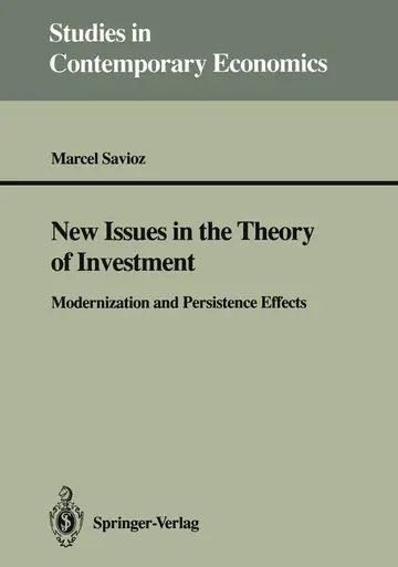 Cover of New Issues in the Theory of Investment