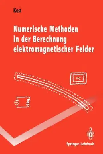 Cover of Numerische Methoden in Der Berechnung Elektromagnetischer Felder