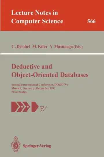 Cover of Deductive and Object-Oriented Databases