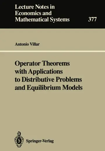 Cover of Operator Theorems with Applications to Distributive Problems and Equilibrium Models