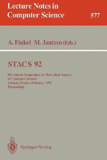 Cover of Stacs 92