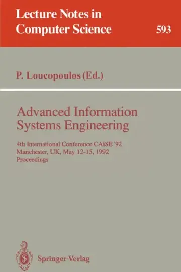 Cover of Advanced Information Systems Engineering