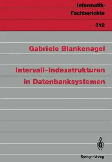 Cover of Intervall-Indexstrukturen in Datenbanksystemen