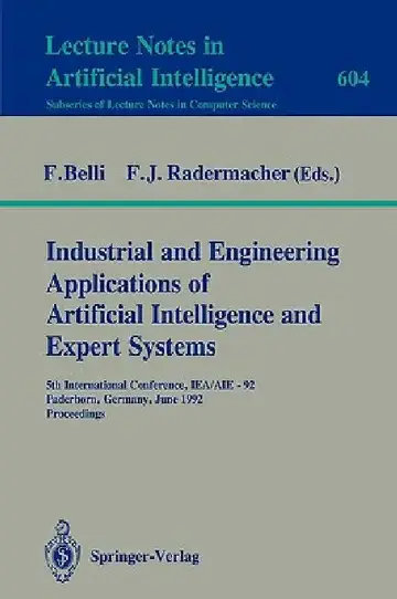 Cover of Industrial and Engineering Applications of Artificial Intelligence and Expert Systems