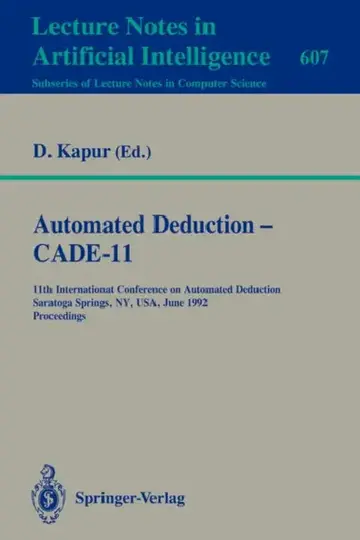 Cover of Automated Deduction - Cade-11