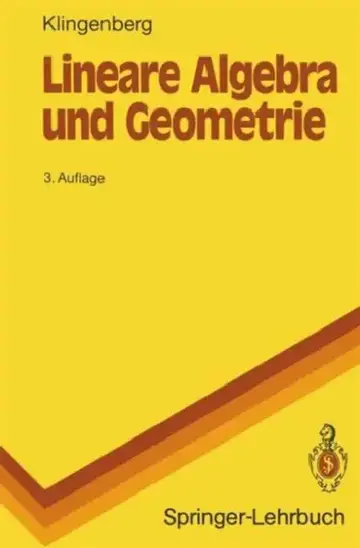 Cover of Lineare Algebra Und Geometrie