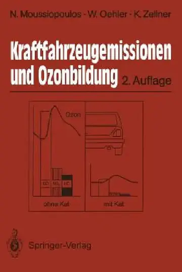 Cover of Kraftfahrzeugemissionen Und Ozonbildung