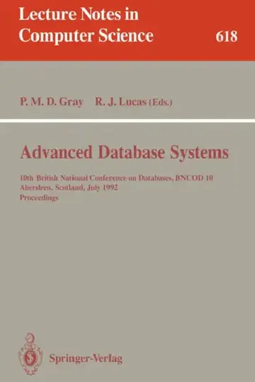 Cover of Advanced Database Systems