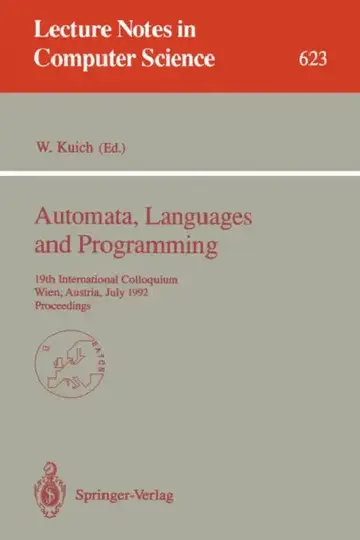 Cover of Automata, Languages and Programming
