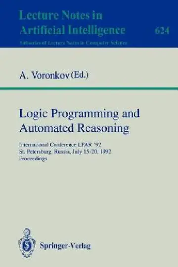 Cover of Logic Programming and Automated Reasoning