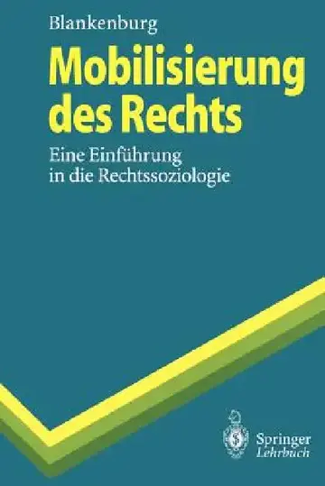 Cover of Mobilisierung Des Rechts