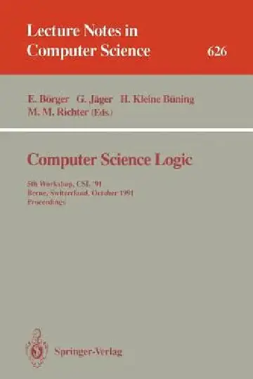 Cover of Computer Science Logic