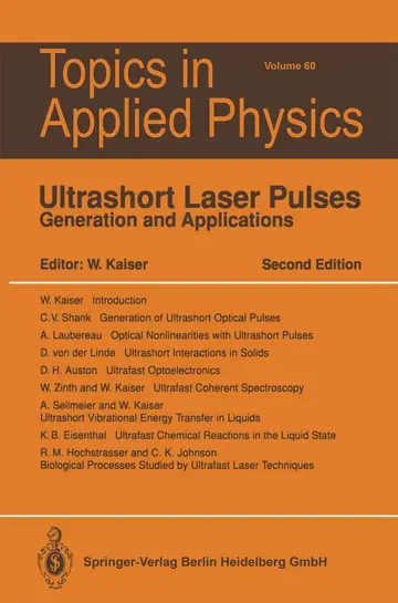 Cover of Ultrashort Laser Pulses