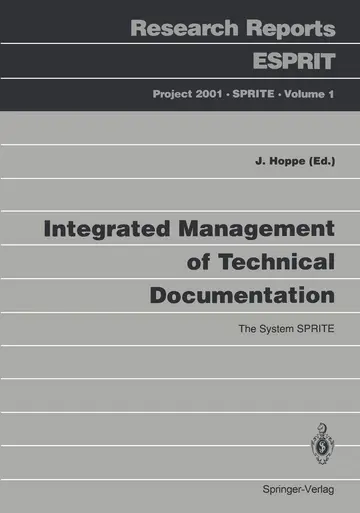 Cover of Integrated Management of Technical Documentation