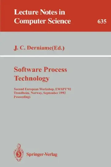 Cover of Software Process Technology