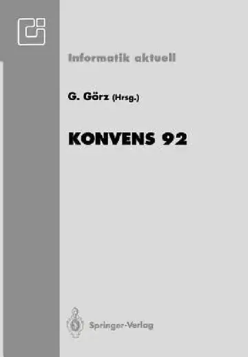 Cover of Konvens 92