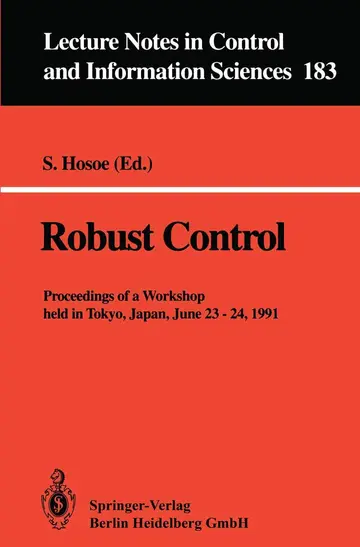 Cover of Robust Control
