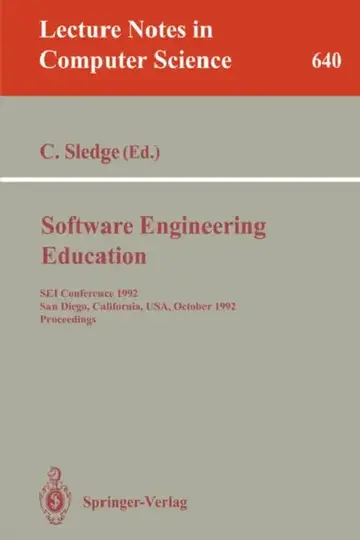 Cover of Software Engineering Education