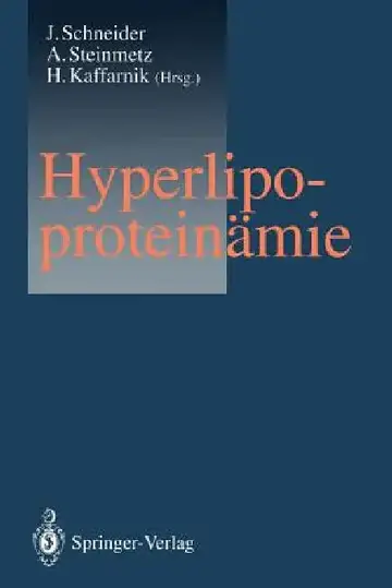 Cover of Hyperlipoproteinämie