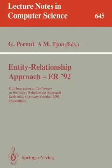 Cover of Entity-Relationship Approach - Er '92