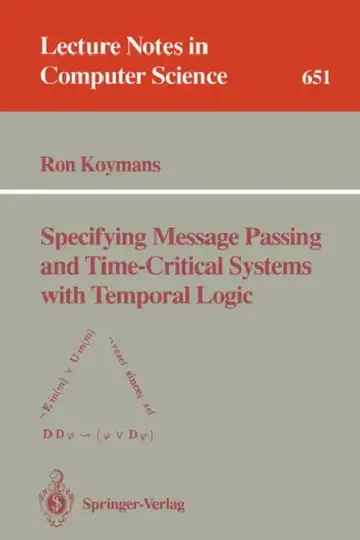 Cover of Specifying Message Passing and Time-Critical Systems with Temporal Logic