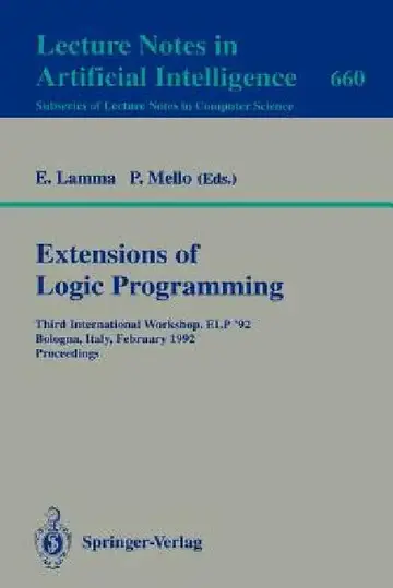 Cover of Extensions of Logic Programming