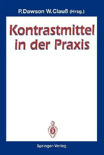 Cover of Kontrastmittel in Der PRAXIS
