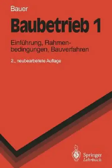 Cover of Baubetrieb 1