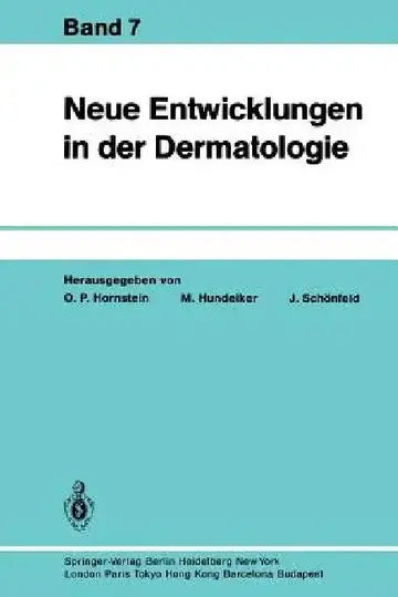 Cover of Neue Entwicklungen in Der Dermatologie