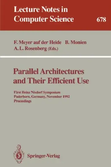 Cover of Parallel Architectures and Their Efficient Use