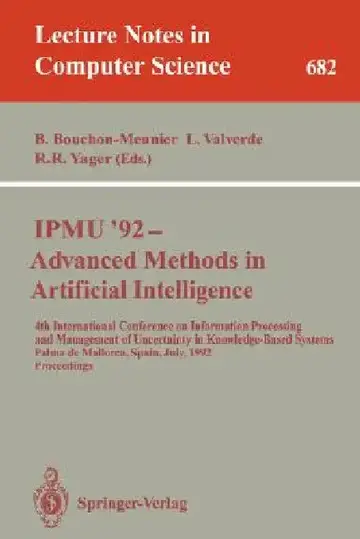 Cover of Ipmu'92 - Advanced Methods in Artificial Intelligence