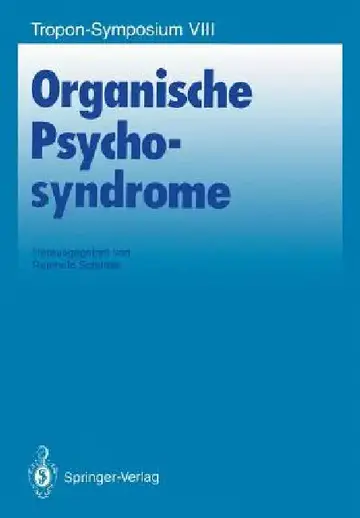 Cover of Organische Psychosyndrome