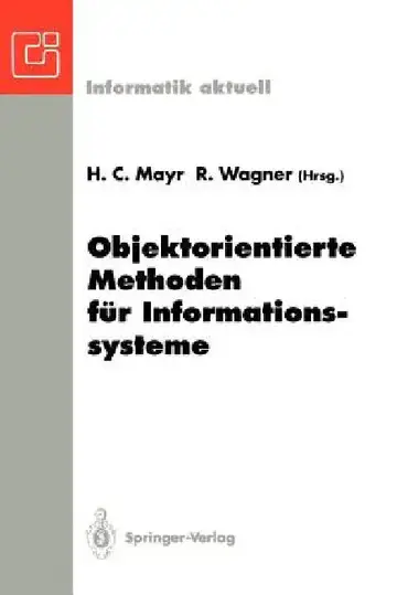 Cover of Objektorientierte Methoden Für Informationssysteme