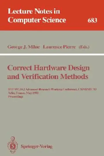 Cover of Correct Hardware Design and Verification Methods