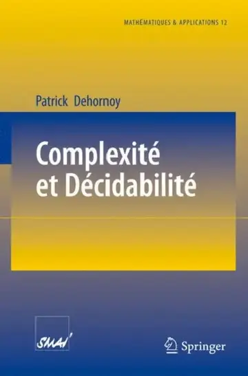 Cover of Complexité Et Décidabilité