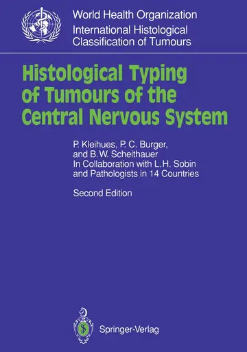 Cover of Histological Typing of Tumours of the Central Nervous System