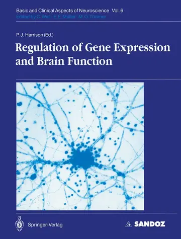 Cover of Regulation of Gene Expression and Brain Function