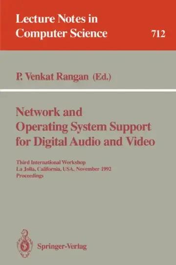Cover of Network and Operating System Support for Digital Audio and Video