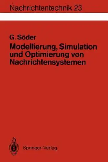 Cover of Modellierung, Simulation Und Optimierung Von Nachrichtensystemen