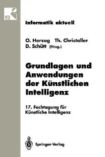 Cover of Grundlagen Und Anwendungen Der Künstlichen Intelligenz
